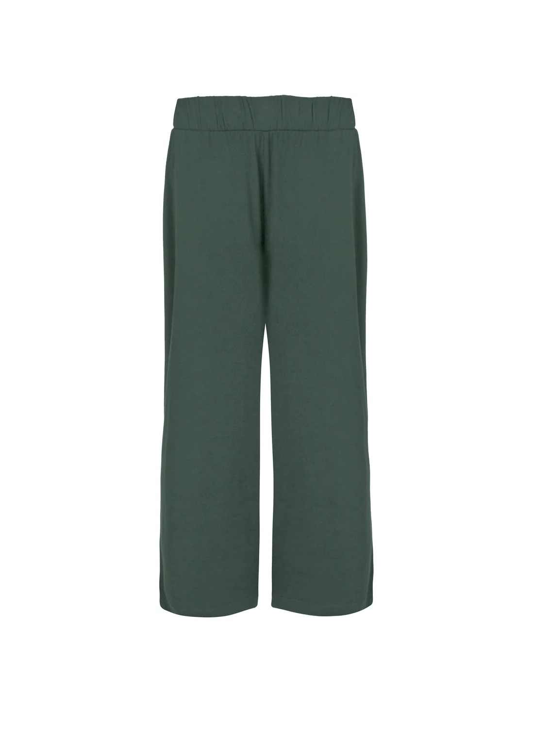 Cropped Palazzo Trousers | Deep Khaki