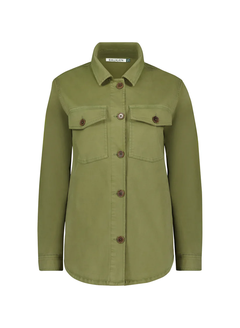 Stella Organic Cotton Jacket | Light Olive